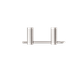 NEW MECCA TOILET ROLL HOLDER BRUSHED NICKEL