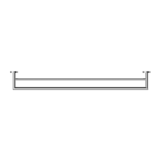 DOLCE DOUBLE TOWEL RAIL 900MM CHROME