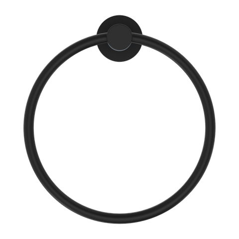 CLASSIC HAND TOWEL RING MATTE BLACK