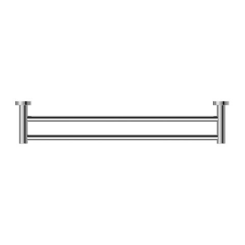 CLASSIC DOUBLE TOWEL RAIL 600MM CHROME