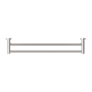 CLASSIC DOUBLE TOWEL RAIL 600MM BRUSHED NICKEL