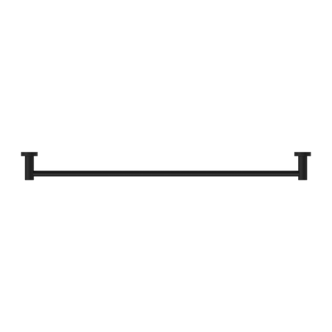 CLASSIC SINGLE TOWEL RAIL 800MM MATTE BLACK