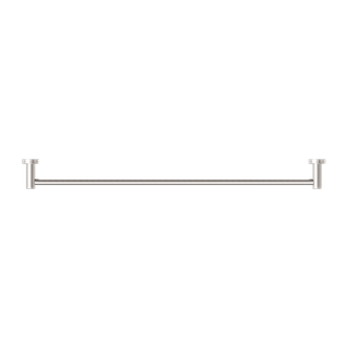 CLASSIC SINGLE TOWEL RAIL 800MM BRUSHED NICKEL