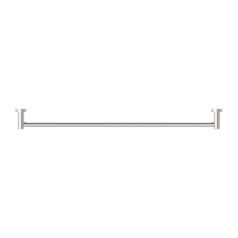 CLASSIC SINGLE TOWEL RAIL 800MM BRUSHED NICKEL