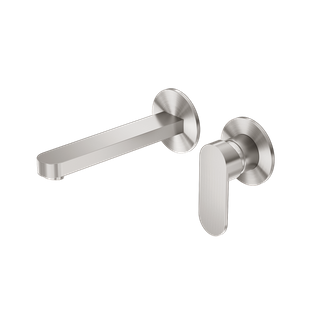 ECCO WALL BASIN/BATH MIXER SEPARATE BACK PLATE TRIM KITS ONLY BRUSHED NICKEL