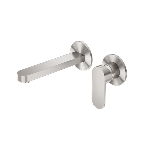 ECCO WALL BASIN/BATH MIXER SEPARATE BACK PLATE TRIM KITS ONLY BRUSHED NICKEL