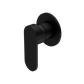 ECCO SHOWER MIXER 80MM ROUND PLATE TRIM KITS ONLY MATTE BLACK