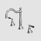 YORK BASIN SET WITH BLACK PORCELAIN LEVER CHROME