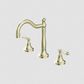 YORK BASIN SET WITH METAL LEVER AGED BRASS