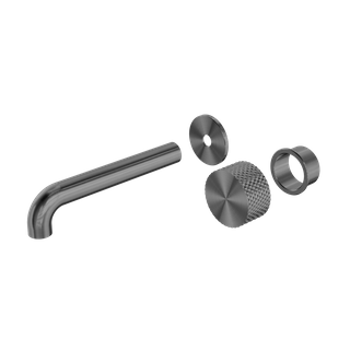 OPAL PROGRESSIVE WALL BASIN/BATH SET 120MM TRIM KITS ONLY GRAPHITE