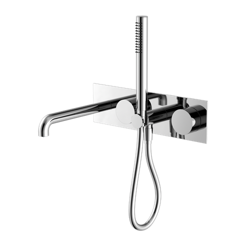 KARA PROGRESSIVE SHOWER SYSTEM WITH SPOUT 230MM TRIM KITS ONLY CHROME