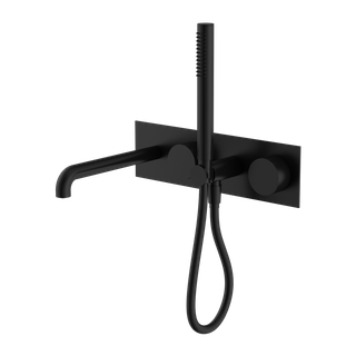 KARA PROGRESSIVE SHOWER SYSTEM WITH SPOUT 230MM TRIM KITS ONLY MATTE BLACK