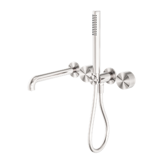 KARA PROGRESSIVE SHOWER SYSTEM SEPARATE PLATE WITH SPOUT 230MM TRIM KITS ONLY BR