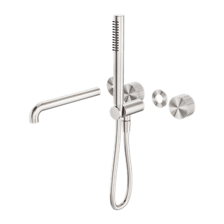 OPAL PROGRESSIVE SHOWER SYSTEM SEPARATE PLATE WITH SPOUT 250MM TRIM KITS ONLY BR