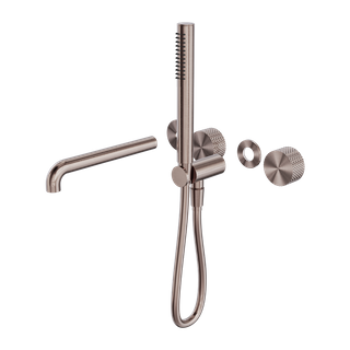 OPAL PROGRESSIVE SHOWER SYSTEM SEPARATE PLATE WITH SPOUT 250MM TRIM KITS ONLY BR