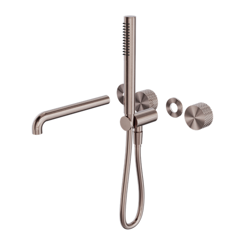 OPAL PROGRESSIVE SHOWER SYSTEM SEPARATE PLATE WITH SPOUT 250MM TRIM KITS ONLY BR