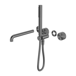 OPAL PROGRESSIVE SHOWER SYSTEM SEPARATE PLATE WITH SPOUT 250MM TRIM KITS ONLY GR