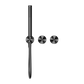 OPAL PROGRESSIVE SHOWER SYSTEM SEPARATE PLATE TRIM KITS ONLY GRAPHITE