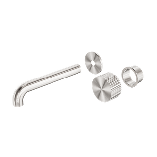 OPAL PROGRESSIVE WALL BASIN/BATH SET 230MM TRIM KITS ONLY BRUSHED NICKEL