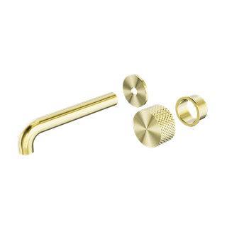 OPAL PROGRESSIVE WALL BASIN/BATH SET 230MM TRIM KITS ONLY BRUSHED GOLD