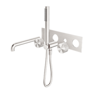 OPAL PROGRESSIVE SHOWER SYSTEM WITH SPOUT 250MM TRIM KITS ONLY BRUSHED NICKEL