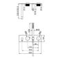 OPAL PROGRESSIVE SHOWER SYSTEM WITH SPOUT 250MM TRIM KITS ONLY BRUSHED NICKEL