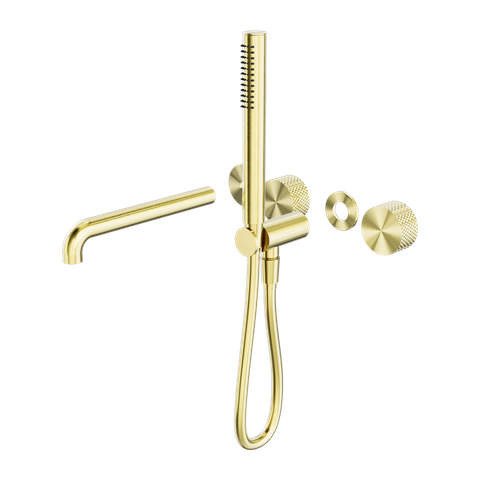 OPAL PROGRESSIVE SHOWER SYSTEM SEPARATE PLATE WITH SPOUT 230MM TRIM KITS ONLY BR