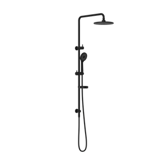 BUILDER PROJECT TWIN SHOWER SET MATTE BLACK