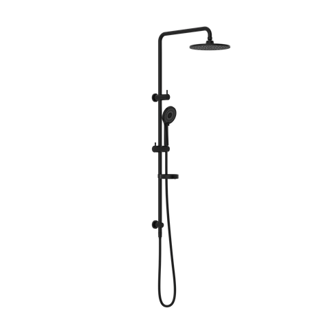 BUILDER PROJECT TWIN SHOWER SET MATTE BLACK