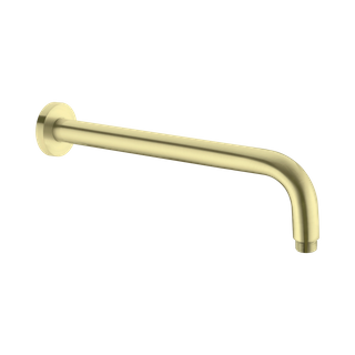 ROUND SHOWER ARM 500MM LENGTH BRUSHED GOLD