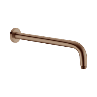 ROUND SHOWER ARM 500MM LENGTH BRUSHED BRONZE
