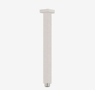 SQUARE CEILING ARM 300MM LENGTH BRUSHED NICKEL