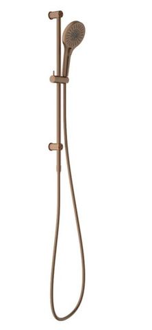 MECCA SHOWER RAIL BRUSHED BRONZE