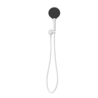MECCA SHOWER ON BRACKET WITH AIR SHOWER II MATTE WHITE