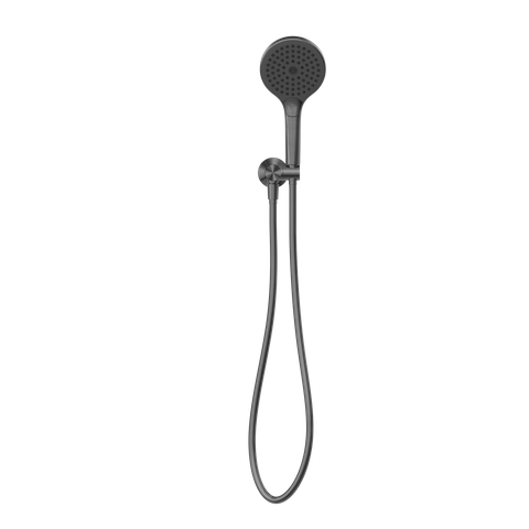MECCA SHOWER ON BRACKET WITH AIR SHOWER II GUN METAL