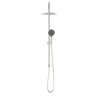 MECCA TWIN SHOWER WITH AIR SHOWER II BRUSHED NICKEL