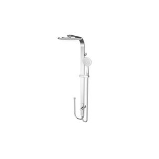 ASTRA RAIN ROUND TWIN SHOWERDOUBLE HOSE CHROME