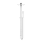 ASTRA RAIN SQUARE TWIN SHOWER SINGLE HOSE CHROME