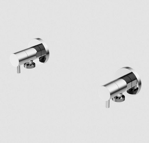 WASHING MACHINE TAP SET CHROME