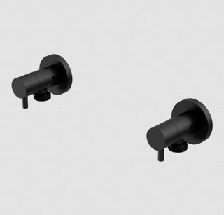 WASHING MACHINE TAP SET MATTE BLACK