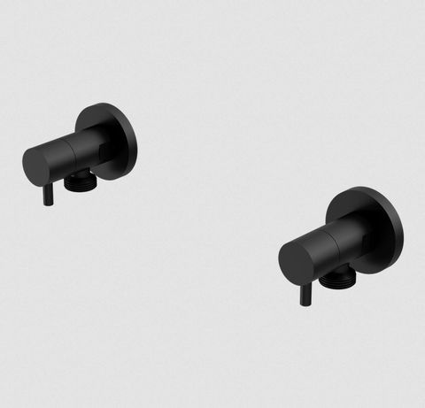 WASHING MACHINE TAP SET MATTE BLACK