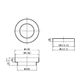 130MM ROUND TILE INSERT FLOOR WASTE 100MM OUTLET BRUSHED BRONZE