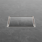 130MM SQUARE TILE INSERT FLOOR WASTE 100MM OUTLET BRUSHED NICKEL