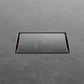 130MM SQUARE TILE INSERT FLOOR WASTE 100MM OUTLET BRUSHED BRONZE