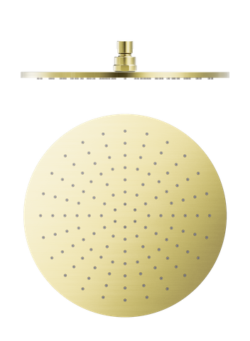 300MM ROUND SHOWER HEAD BRUSHED GOLD