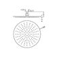 300MM ROUND SHOWER HEAD BRUSHED BRONZE