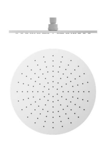 300MM ROUND SHOWER HEAD MATTE WHITE