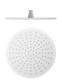 300MM ROUND SHOWER HEAD MATTE WHITE