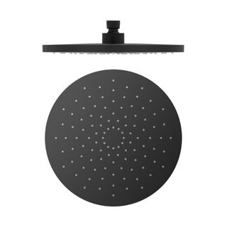 250MM ABS ROUND SHOWER HEAD MATTE BLACK