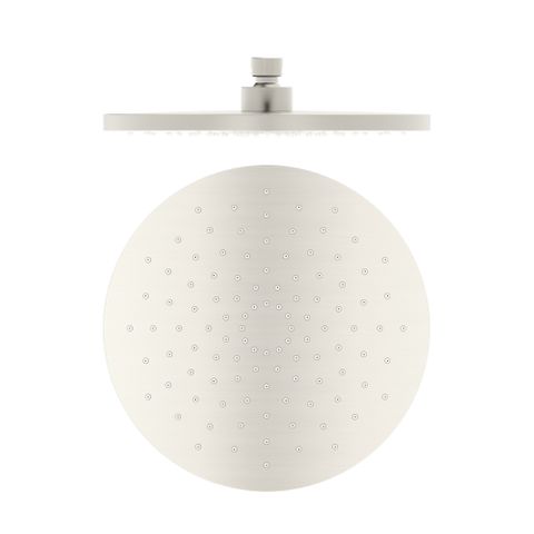 250MM ABS ROUND SHOWER HEAD BRUSHED NICKEL